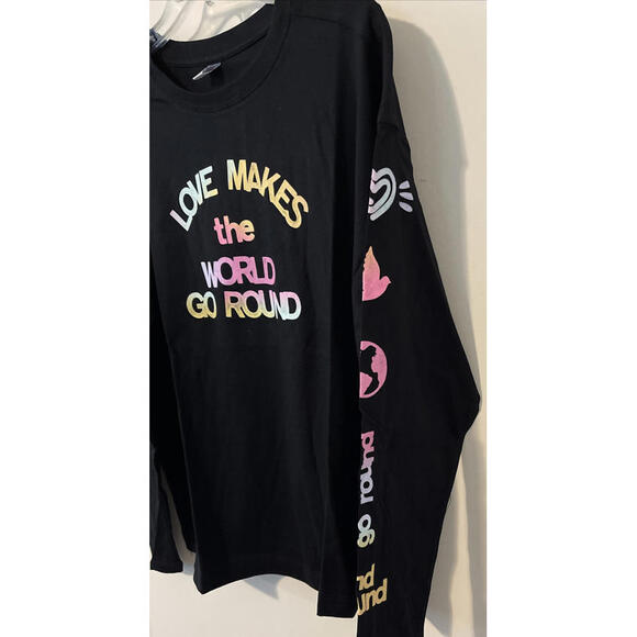 Old Navy Women’s Large Tall Black Long Sleeved Cotton Shirt NWT! A2639 - Picture 2 of 3